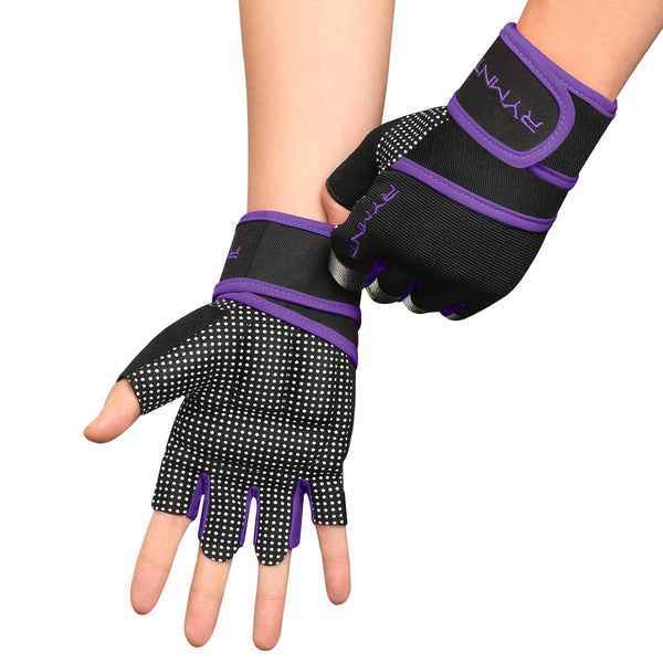 Workout Gloves with Wrist Wrap Support, Weight Lifting Gloves with Full Palm