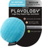Playology Plush Squeaky Ball Dog Toy, All Natural Peanut Butter Scented for Medium Dogs (15-35lbs)