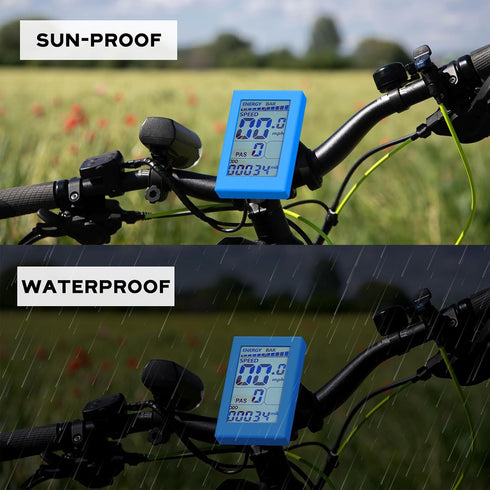 Protective Edge Guard for M5 Lectric XP Display, Soft Shock Absorbent Protective Cover (Blue)