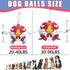 Chicken Dog Toys Soccer Ball with Straps, Interactive Tug of War Toy, Durable Water Toy for Dogs (8 Inch)