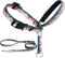BARKLESS Dog Head Collar, Anti-Pulling Halter with Leash, Adjustable Clip for Small Medium Large Dogs, Perfect for