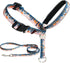 BARKLESS Dog Head Collar, Anti-Pulling Halter with Leash, Adjustable Clip for Small Medium Large Dogs, Perfect for