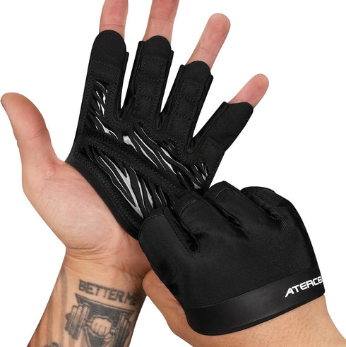 ATERCEL Gym Workout Gloves for Men Women, Weight Lifting Gloves with Full