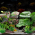2Pcs (Style-1) Reptile Artificial Plants, Terrarium Plants Decorations, Aquarium Fish Tank Plant, Amphibian Habitat