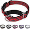 Martingale Dog Collars: Reflective Nylon with Quick Release Buckle, Adjustable No Slip Training Collar (X-Small, Red)