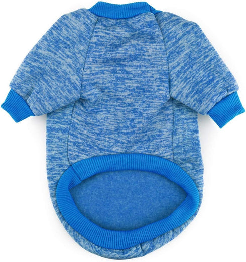 Idepet Pet Dog Classic Knitwear Sweater, Fleece Coat for Small, Medium, Large Dog, Warm Pet Dog Cat Clothes, Soft Puppy