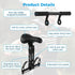 2-6 Lnrueg Kids Bike Seat for Adult Bike, Kid Bike Seat with Handlebar and Foot Pedals, Front Mounted Child Bike Seat