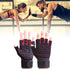 RiToEasysports Fitness Gloves, Non Slip Microfiber Silicone Palm Breathable Ottoman Back with Wrist Wrap