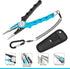 FLISSA Fishing Tool Kit - Fish Gripper, Scale, Scissors, Knife, Pliers & Hook Remover with Safety Lanyard