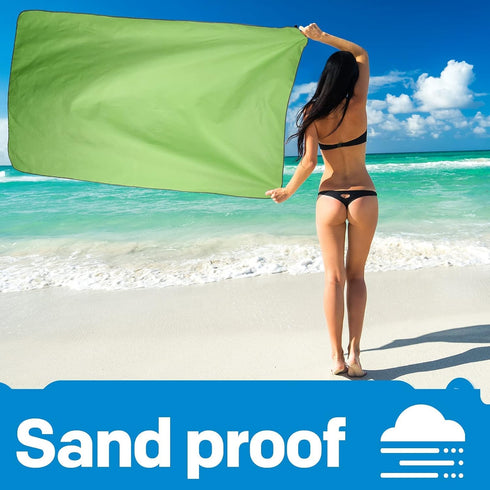 2 Pack Pool,Gym,Hiking,Backpacking,Fitness HOEAAS Microfiber Camping Towels, Quick Dry Towel, Super Absorbent Ultra