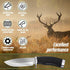 Hunting Knife with Sheath - Best Tactical Camping, Hiking, and Bushcraft Knife for Men, Fixed Blade Sharp Knife with