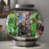 Fish Tank Decorations Plants with Resin Cave Rock View, 9pcs Aquarium Decorations Plants Plastic,Fish Tank Accessories, Fish Cave and Hideout Ornaments, Aquarium Decor by PietyPet