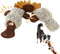 Qiiiiian Squeaky Dog Toys, Stuffed Large Dog Toys to Keep Them Busy, Interactive