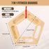ZEMBSOYA Rock Climbing Training Board, Portable Fingerboards with Ropes, Professional Climbing Boards for Pull-up Grip