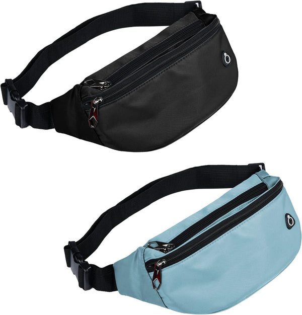 Waterproof Fanny Pack for Men Women, Sports Waist Bag Pack, Belt Bag for Travel Hiking Running