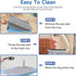 20"x14" 8pcs CUHIOY Dog Potty Tray Toilet - Indoor Pee Pad Holder with Training Pads, Puppy Mesh Potty with Secure