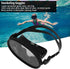 Panoramic HD Snorkeling Diving Mask, Anti Fog Scuba Goggles, Toughened Glass Adult Teen Goggles with Nose Clip