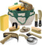 Professional 10 Pieces Horse Grooming Kit with Tote Bag, Horse Brush &