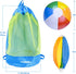 Afomida Backpack 2 Mesh Beach Bag Tote Sand Away beach Large Swim and Pool Toys Balls Storage Bags, Kids Sea Shell Bag