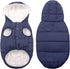 Fleece Hoodie, Windproof Waterproof Coat, Winter Warm Jacket for Small Medium Large Dogs (2XL: Blue)
