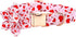 Valentine's Day Dog Collar with Flower, Adjustable Pink Flower Collar for Medium Small Large Dogs, Girl Pet Gift