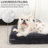Washable Dog Beds for XX-Small Dogs, Deluxe Thick Flannel Fluffy Comfy Kennel Pad, Anti-Slip & Anti-Scratch Pet
