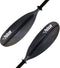 Pelican Standard Kayak Paddle - Aluminum Shaft with Durable Polypropylene Blade - 0/65° Blade Angle with Drip Ring