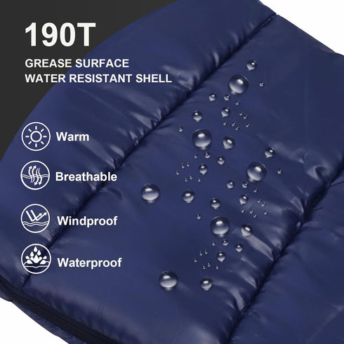 Mummy Sleeping Bag 14-59?, 3-4 Season Lightweight Washable for Outdoor Camping Hiking Travel
