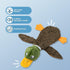 Best Pet Supplies 2-in-1 Stuffless Squeaky Dog Toy, Large Wild Duck, Soft Durable Fabric for All Pets