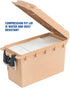 Sheffield 12627 Field Box, Water Resistant Ammo Storage Box, Tamper-Proof Locking Ammo Can, Stackable, Made in the