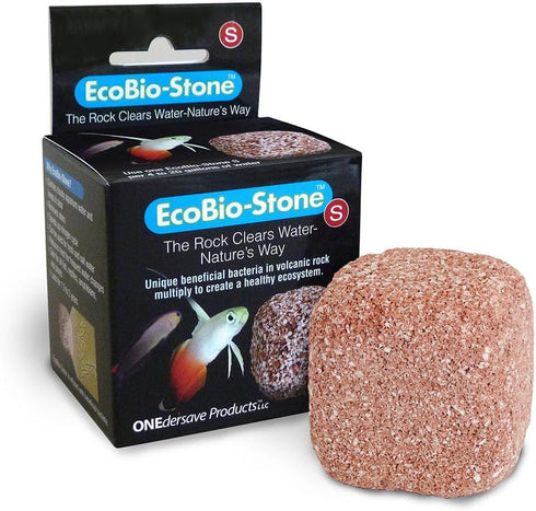 Stone for Aquariums, Small - Natural Water Clarifier and Odor Remover, Treats 8 to 16 Gallons