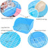 Chinchilla Hamiledyi Small Animal Rabbit Litter Toilet,Plastic Square Cage Box Rat Potty Trainer Corner Grate Litter
