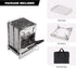 REDCAMP Wood Burning Camping Stove with Pot Stand, Folding Stainless Steel Backpacking Stove for Outdoor Cooking