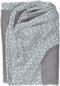 Furhaven Replacement Dog Bed Cover, Plush & Almond Print L Shaped Chaise, Machine Washable, Jumbo (X-Large), Gray