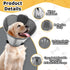 Vithael Upgraded Dog Cone Collar for Large Medium Dogs, Soft Dog Cone with Double-Layer Design, Adjustable Pet Recovery