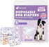 Pet Soft Female Dog Diapers - Disposable Doggie Diapers with Wetness Indicator,