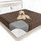 Waterproof Dog Bed Cover Blanket with Non-Skid Bottom, Couch Protector for Dogs, Mattress Protector, Chocolate (86" X