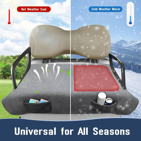 LEAGOMAX Golf Cart Seat Cover Yamaha, Breathable Heavy Duty Universal Seat Blanket Towel for Yamaha G2, G8, G9, G16,