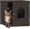 Cat Litter Box Enclosure Litter Box Furniture Hidden Wooden Washroom Litter Box