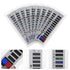 10pcs Liquid Crystal Suite Thermometer Strips for Fish Tank Temperature Gauge and Brewing Supplies