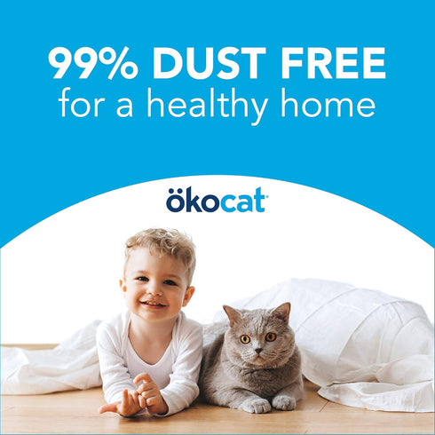 oekocat Natural Wood Cat Litter, 13.2-Pound Clumping (Packaging may vary)