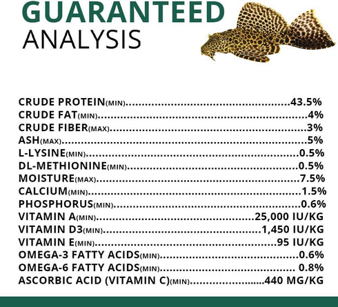 Fluval Bug Bites Algae Crisps for Bottom Feeders, Fish Food for Small to Medium Sized Fish, 3.53 oz.