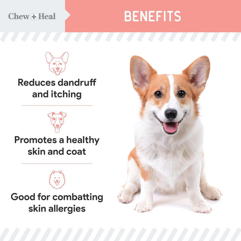 Pure Wild Alaskan Salmon Oil for Dogs, 32 oz, Pump Cap Bottle, Omega-3 and 6 for Healthy Skin and Coat