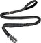 Tactical Heavy Duty Bungee Dog Leash, 4-6FT for Medium Large Dogs That Pull, Shock Absorbing with Padded Traffic Handle
