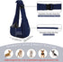 PETLOFT Adjustable Reversible Dog Cat Sling Carrier, Hands-Free Cross Body Carrier for Pets up to 11lb (Blue)
