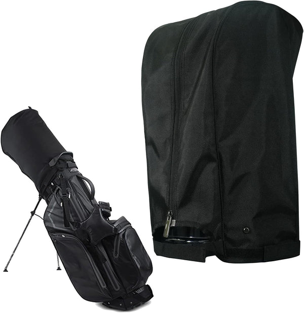 Golf Bag Rain Cover Hood - Universal 1680D Nylon Waterproof Material, Dustproof Club Protector