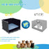 23.62"x23.62"x17.72",Portable Dog Pee Pad Holder Tray with Washable Pee Pad - Foldable Indoor Potty Station for Small