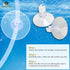 SunGrow 20 Pack Aquarium Suction Cup Clips, 1” Rubber Clamps for Fish, Turtle, Frog Tank, Fits 0.2” Tubing