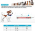Reflective Dog Collar and Leash Set, Adjustable Nylon for Small Medium Large Dogs (3 Sizes, Red & S)