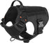 ICEFANG Tactical Dog Harness, Large Size, 2X Metal Buckle, Working Dog MOLLE Vest with Handle and No Pull Clip